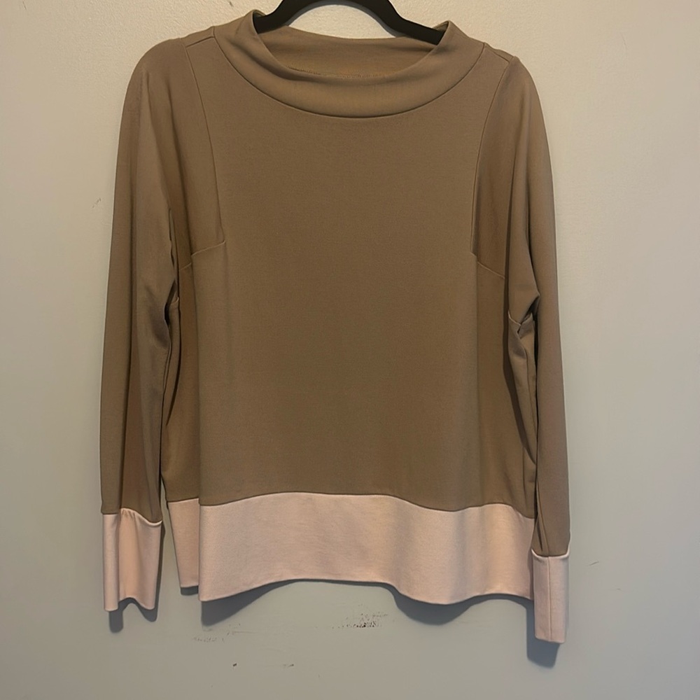 Ann Taylor dressy color block sweater